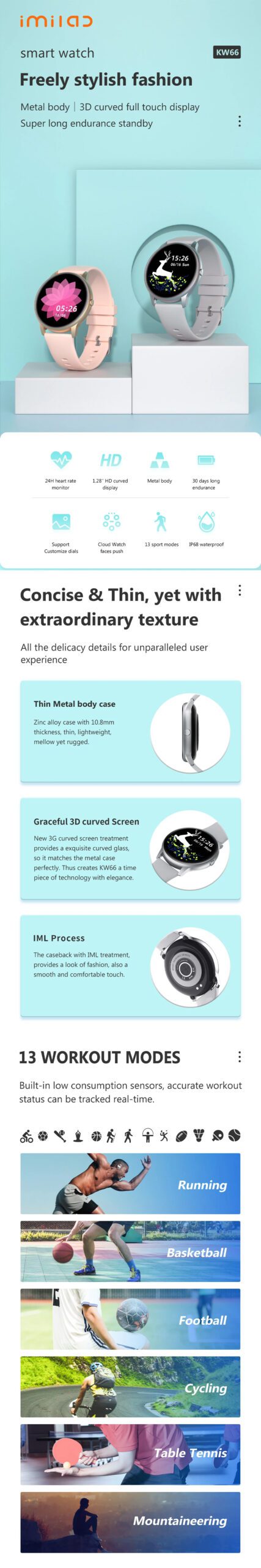 Xiaomi-IMILAB-KW66-Smart-Watch