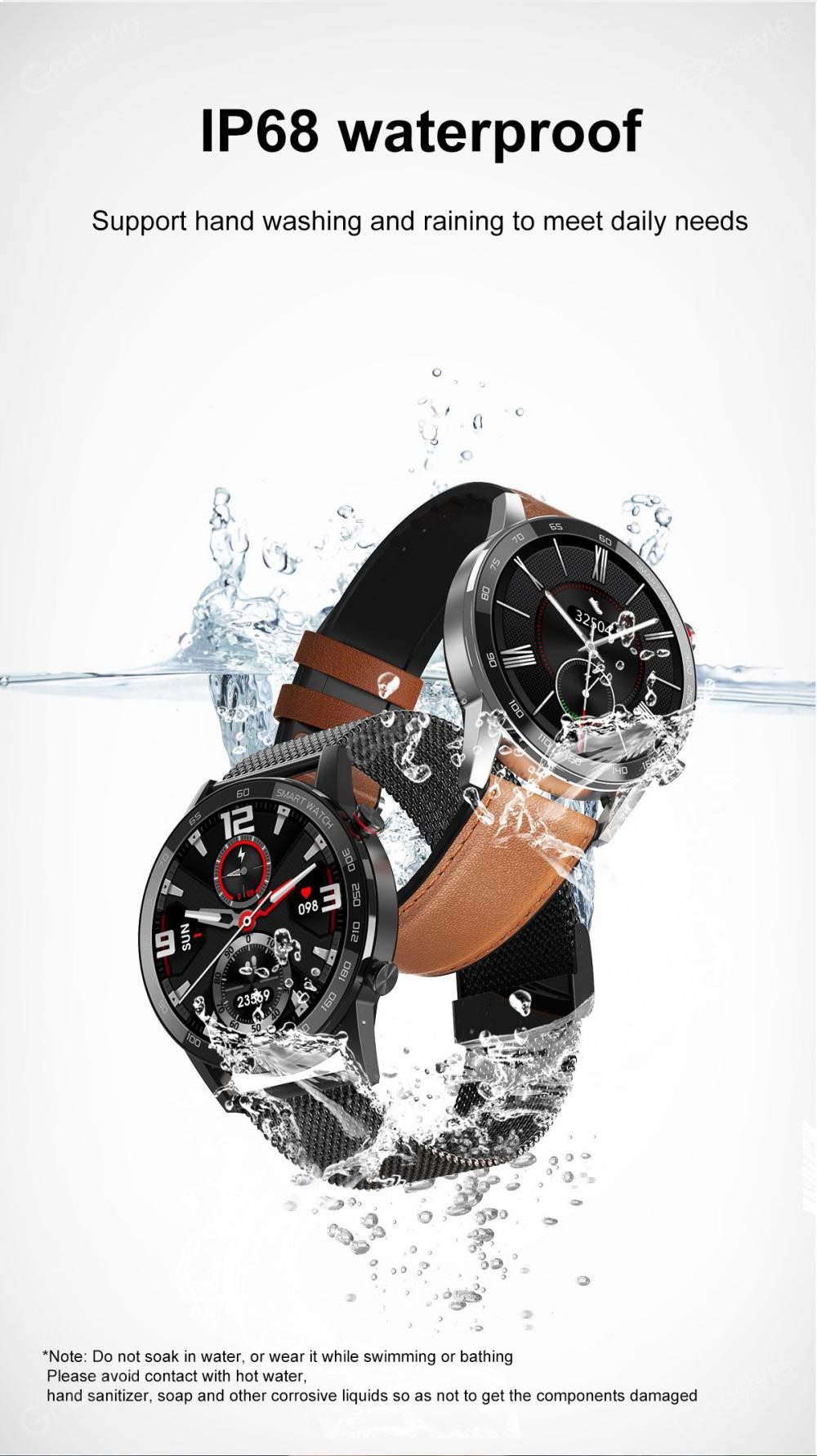 dt no1 dt95 full touch ip68 waterproof smart watch 1