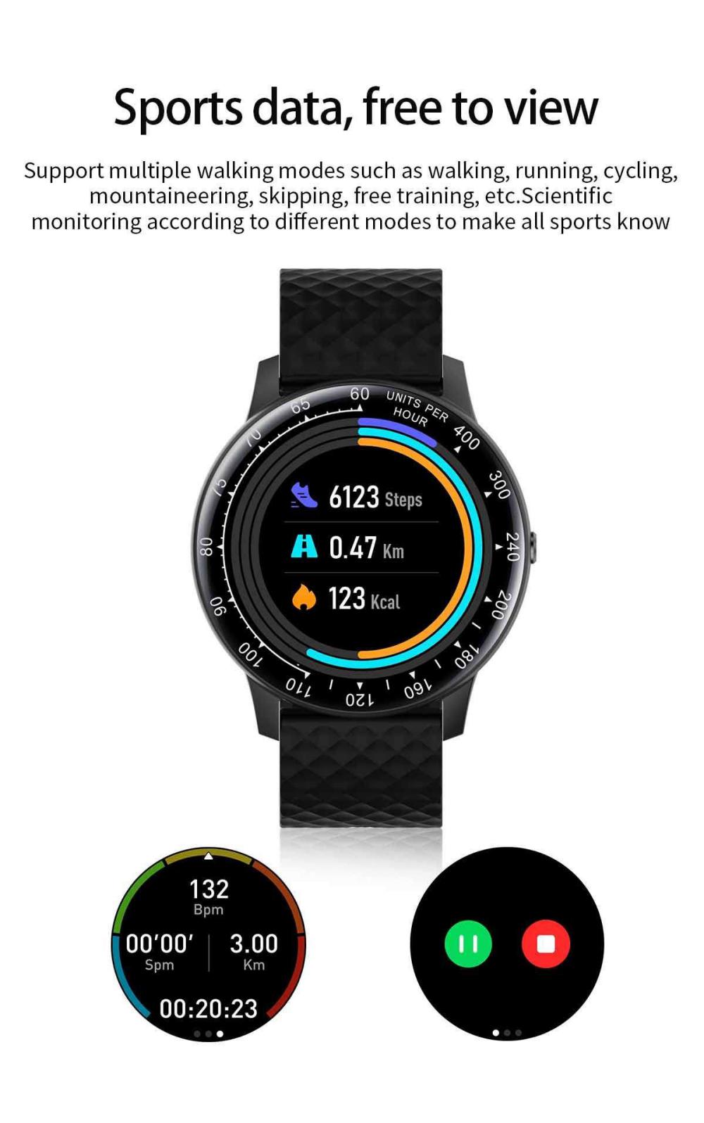 lemfo h30 smart watch p68 waterproof smartwatch 4