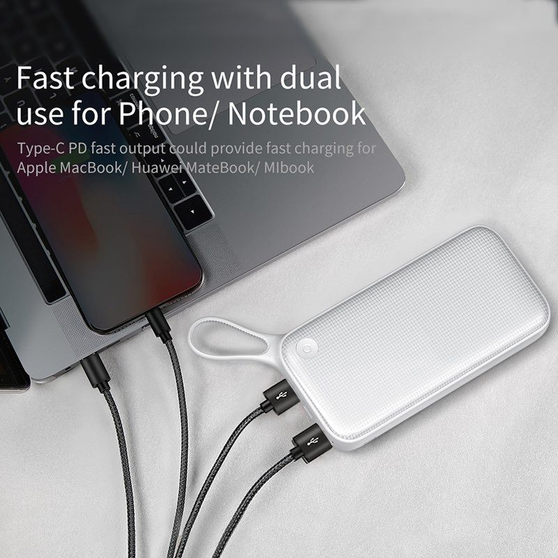 baseus 20000mah power bank with dual quick charge 3 0 10