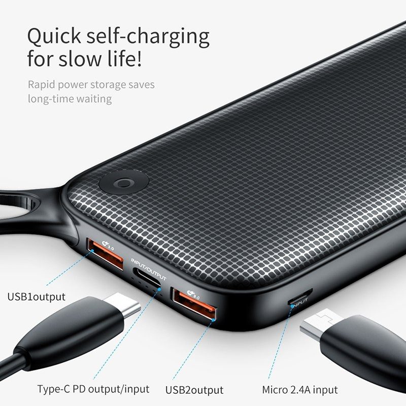 baseus 20000mah power bank with dual quick charge 3 0 8
