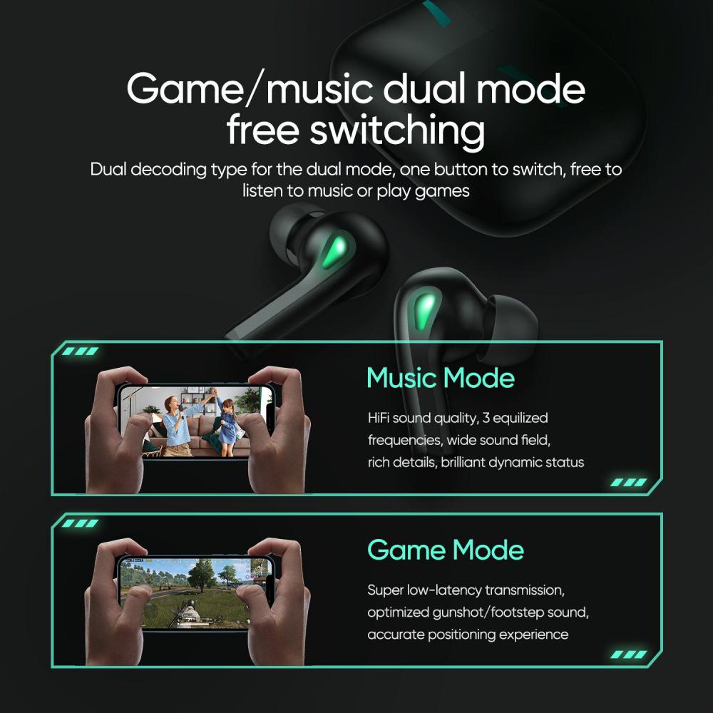 joyroom tp2 true wireless gaming earbuds 2