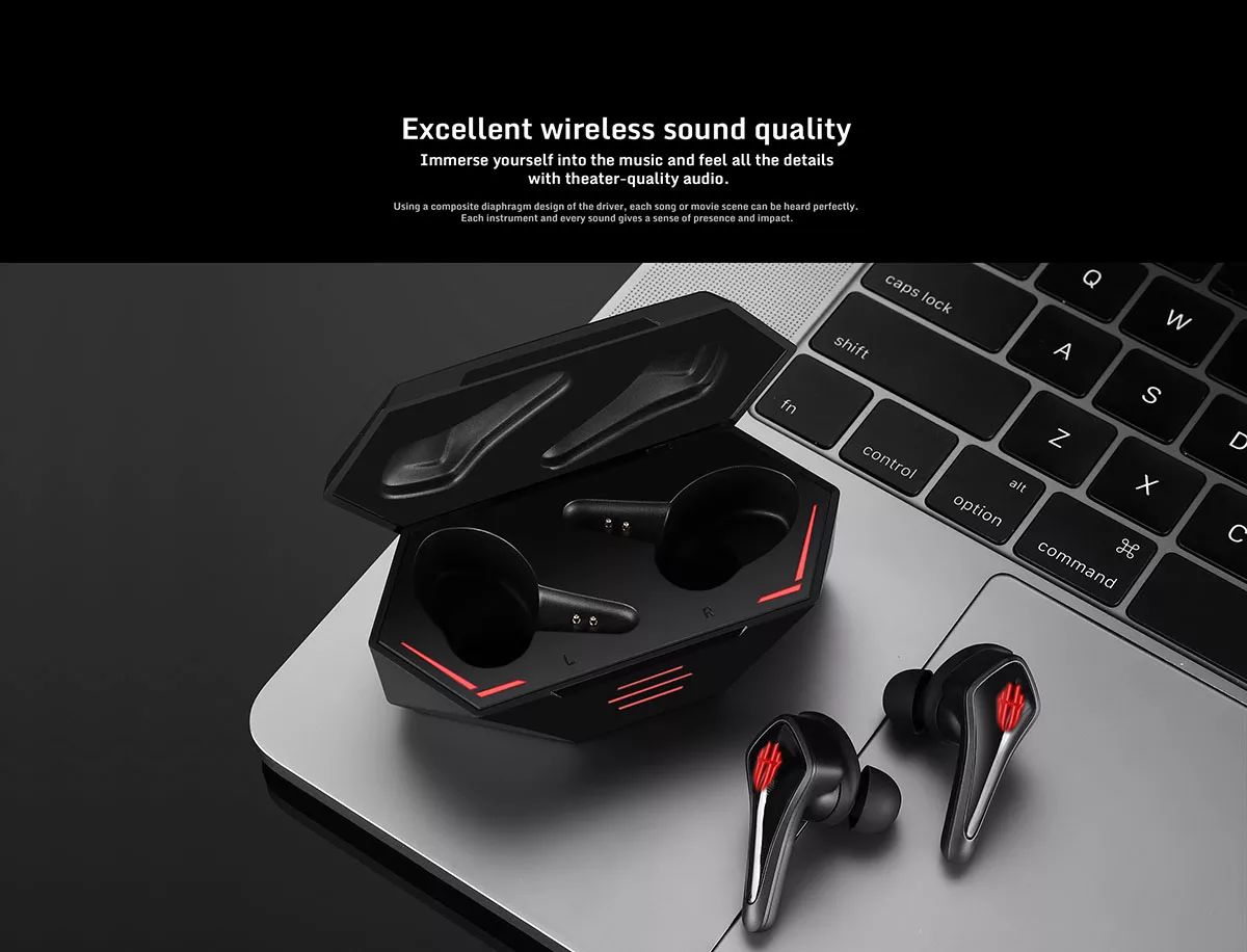 nubia red magic cyberpods tws gaming earbuds 7