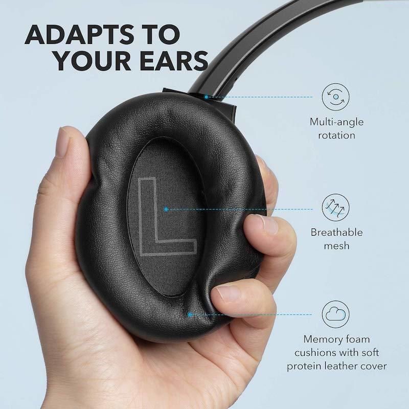 anker life q20 hybrid active noise canceling headphones 6