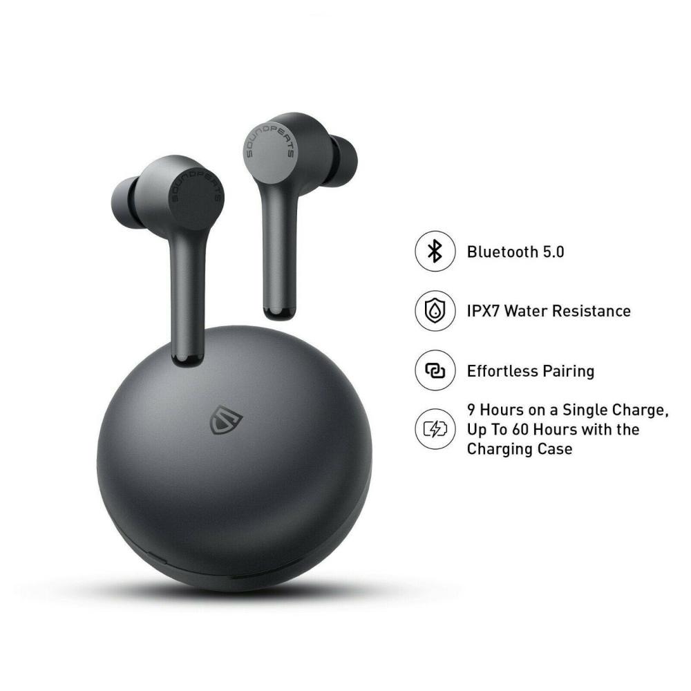 SoundPEATS Mac True Wireless Earbuds (IPX7 Waterproof)