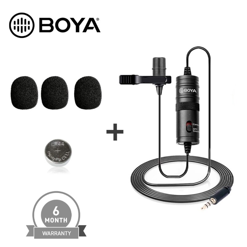 Original BOYA M1 Microphone For Smartphone, DSLR, Laptop, MacBook
