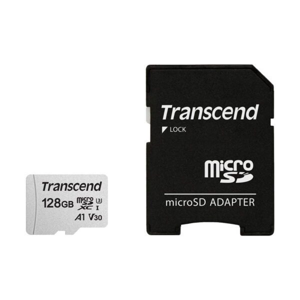 Transcend 128GB Micro SD UHS-I U3 Memory Card with Adapter