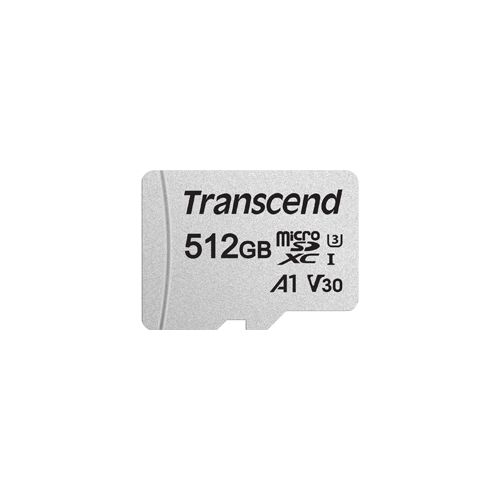 Transcend 512GB Micro SD UHS-I U3 Memory Card with Adapter