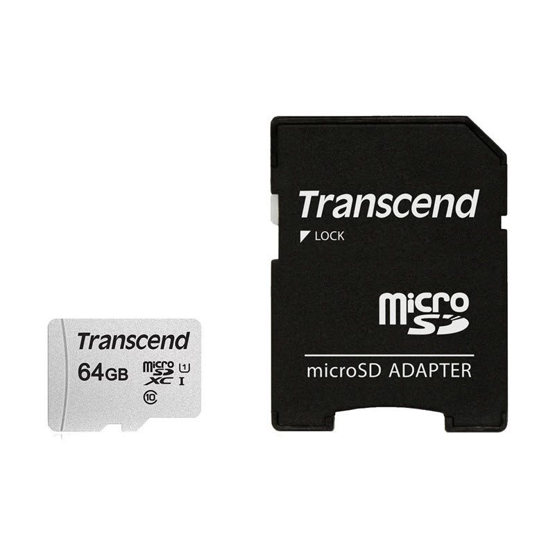Transcend 64GB Micro SD UHS-I U3 Memory Card
