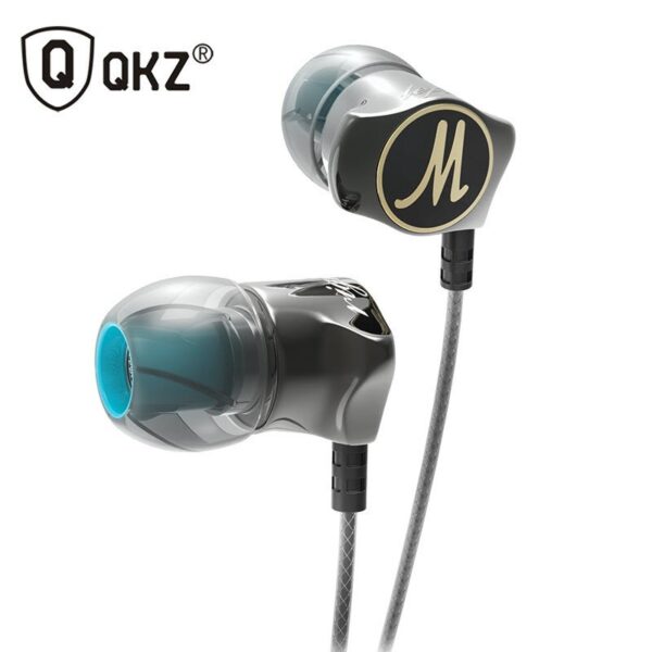 QKZ DM7 Special Edition Gold Plated Housing Earphones